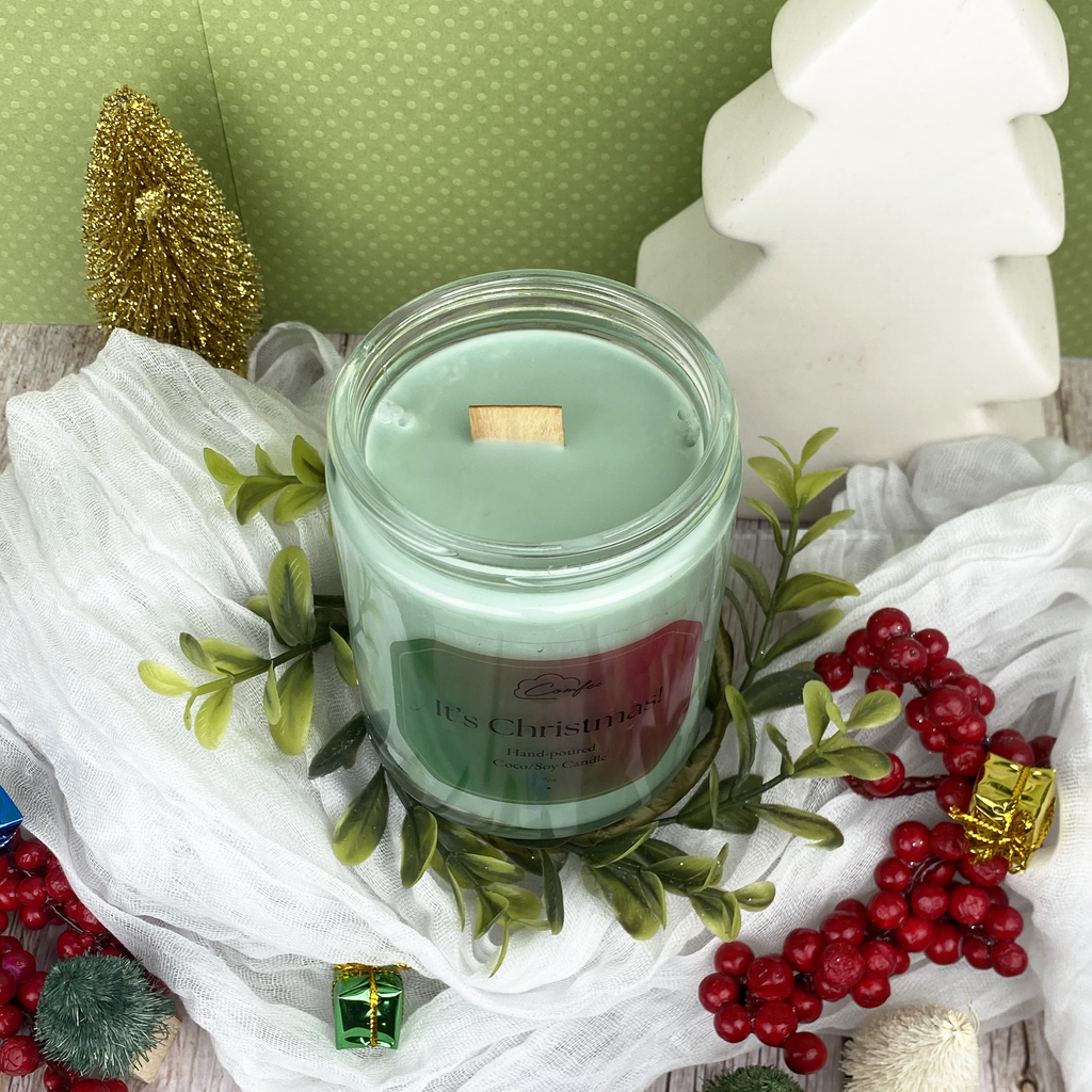 It's Christmas! - Wooden Wick Candle
