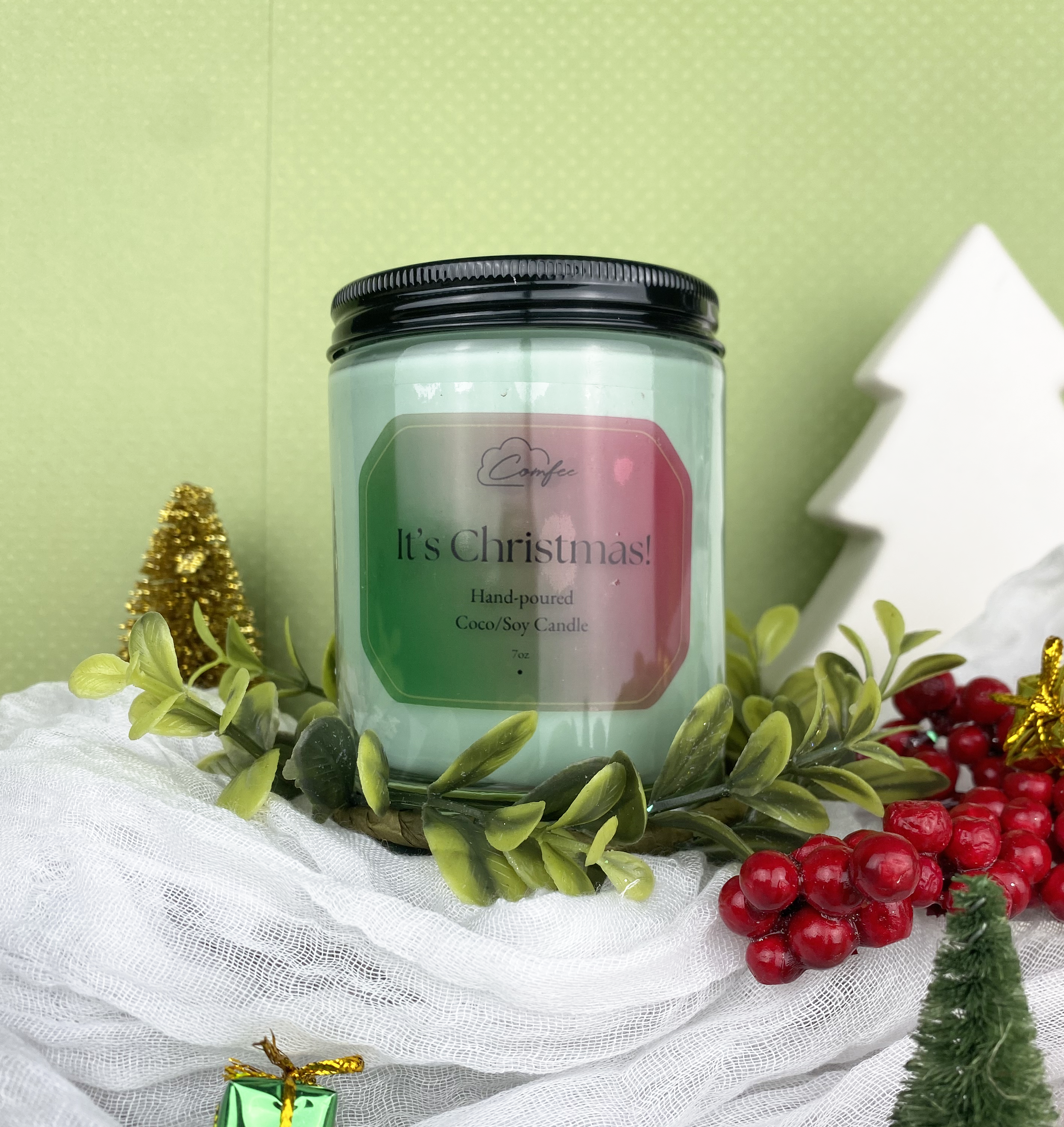 It's Christmas! - Wooden Wick Candle