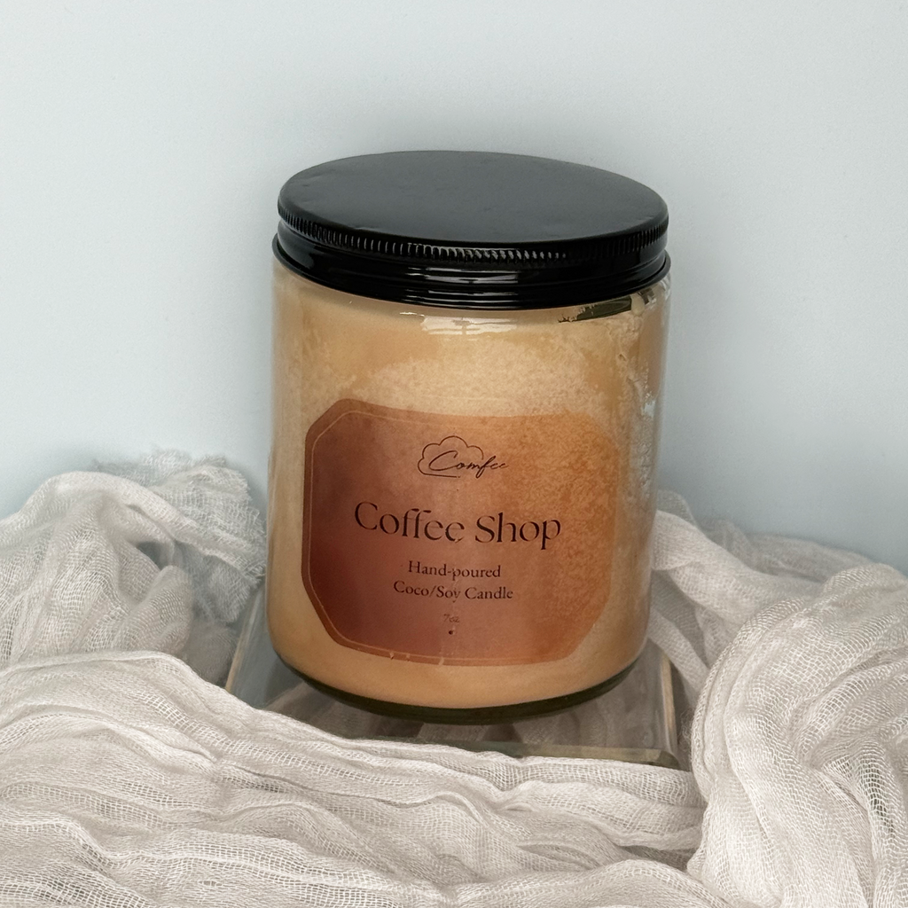 Coffee Shop - Wooden Wick Candle
