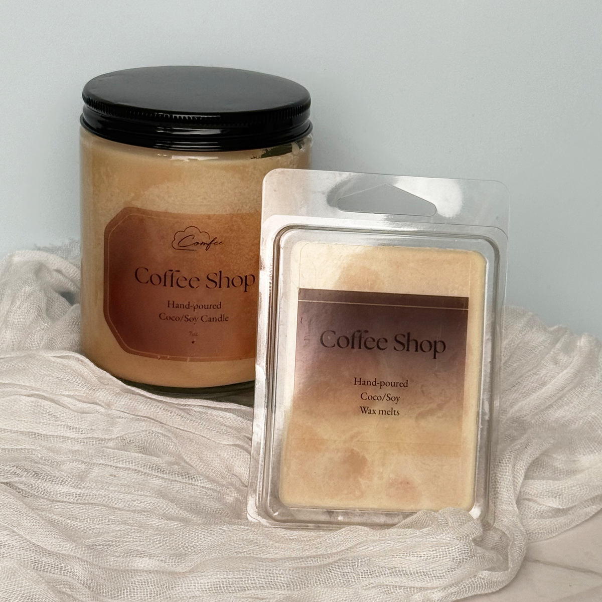 Coffee Shop - Wooden Wick Candle