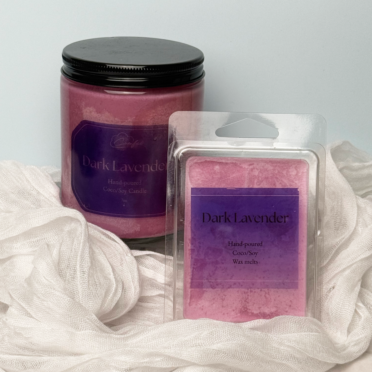 Dark Lavender - Wooden Wick Candle