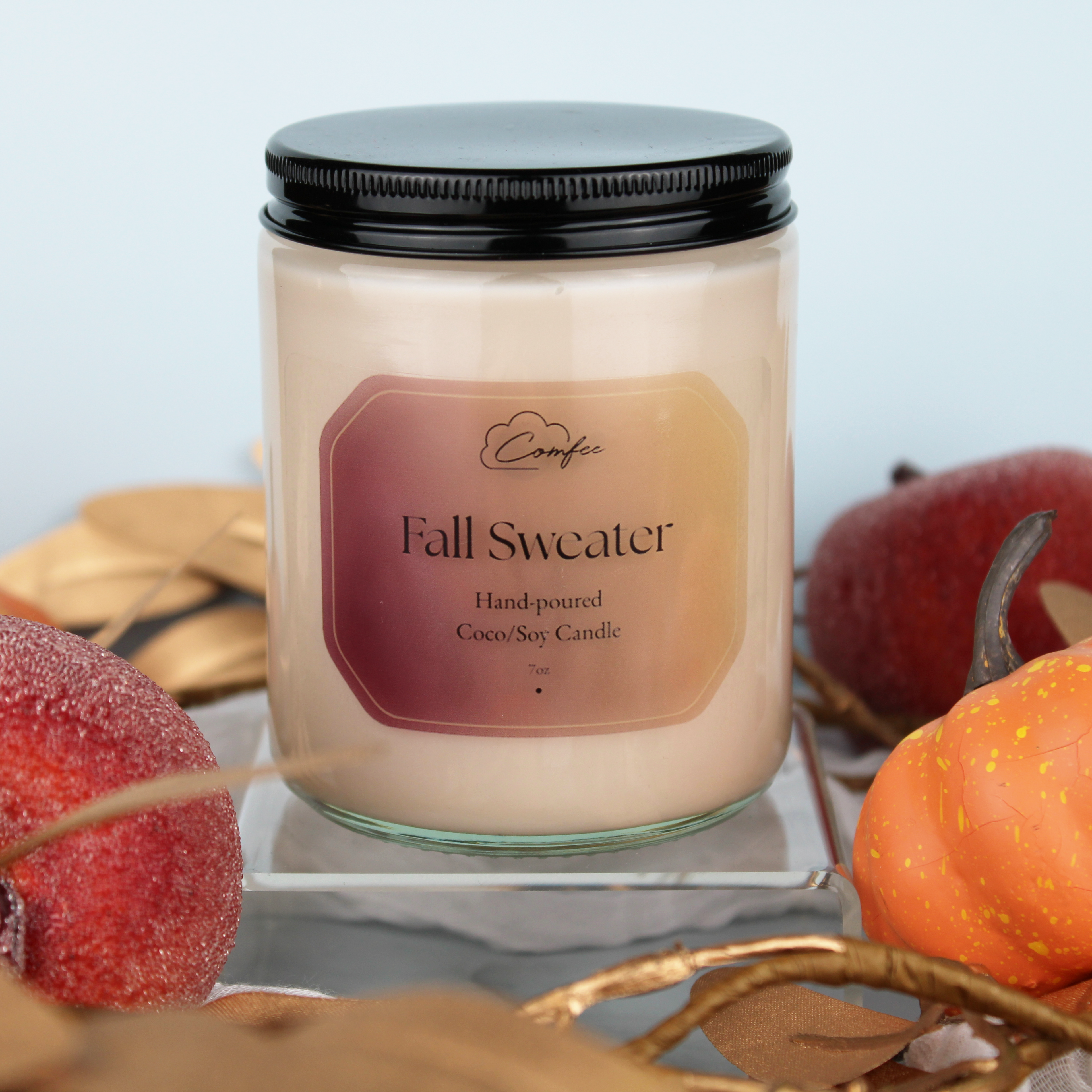 Fall Sweater - Wooden Wick Candle