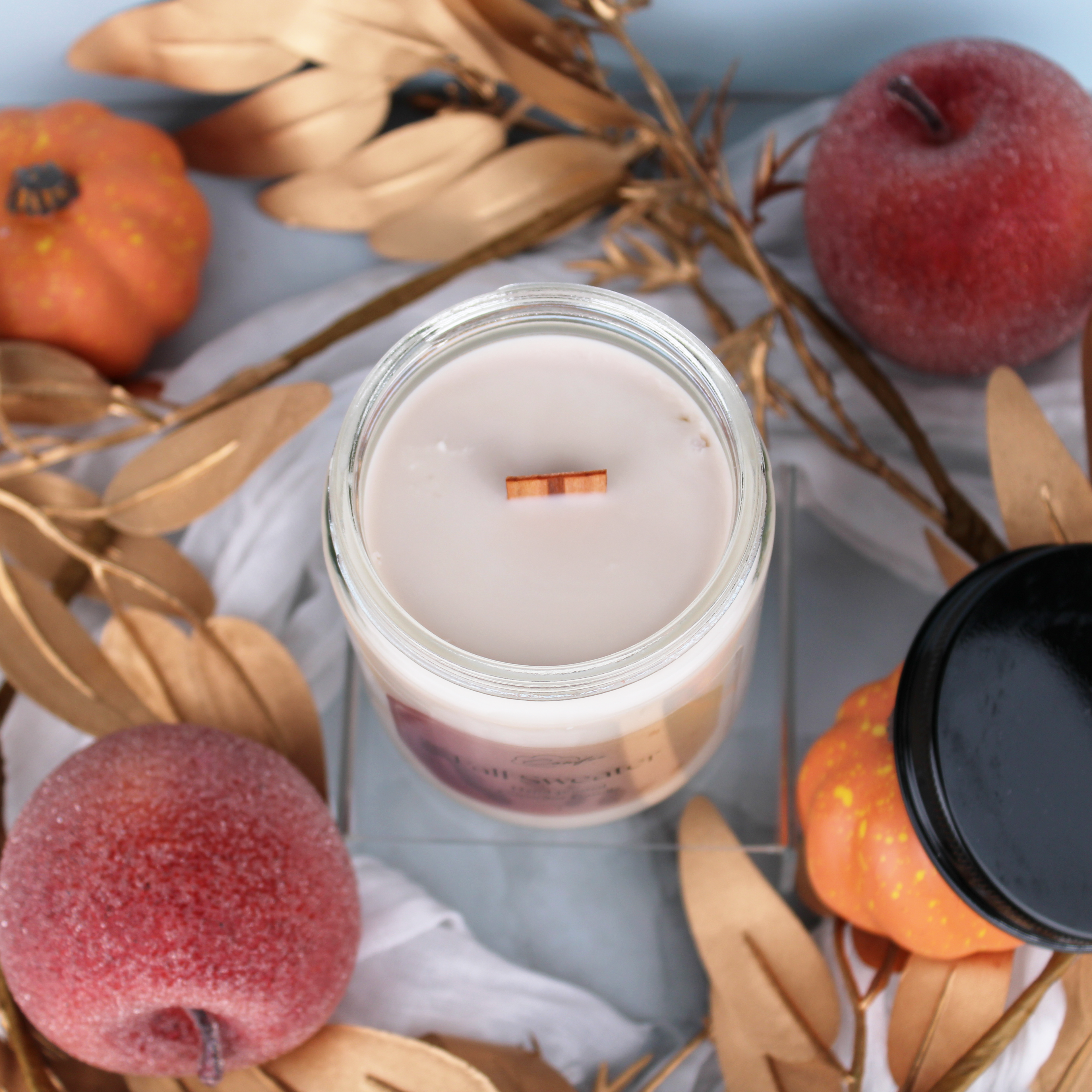 Fall Sweater - Wooden Wick Candle