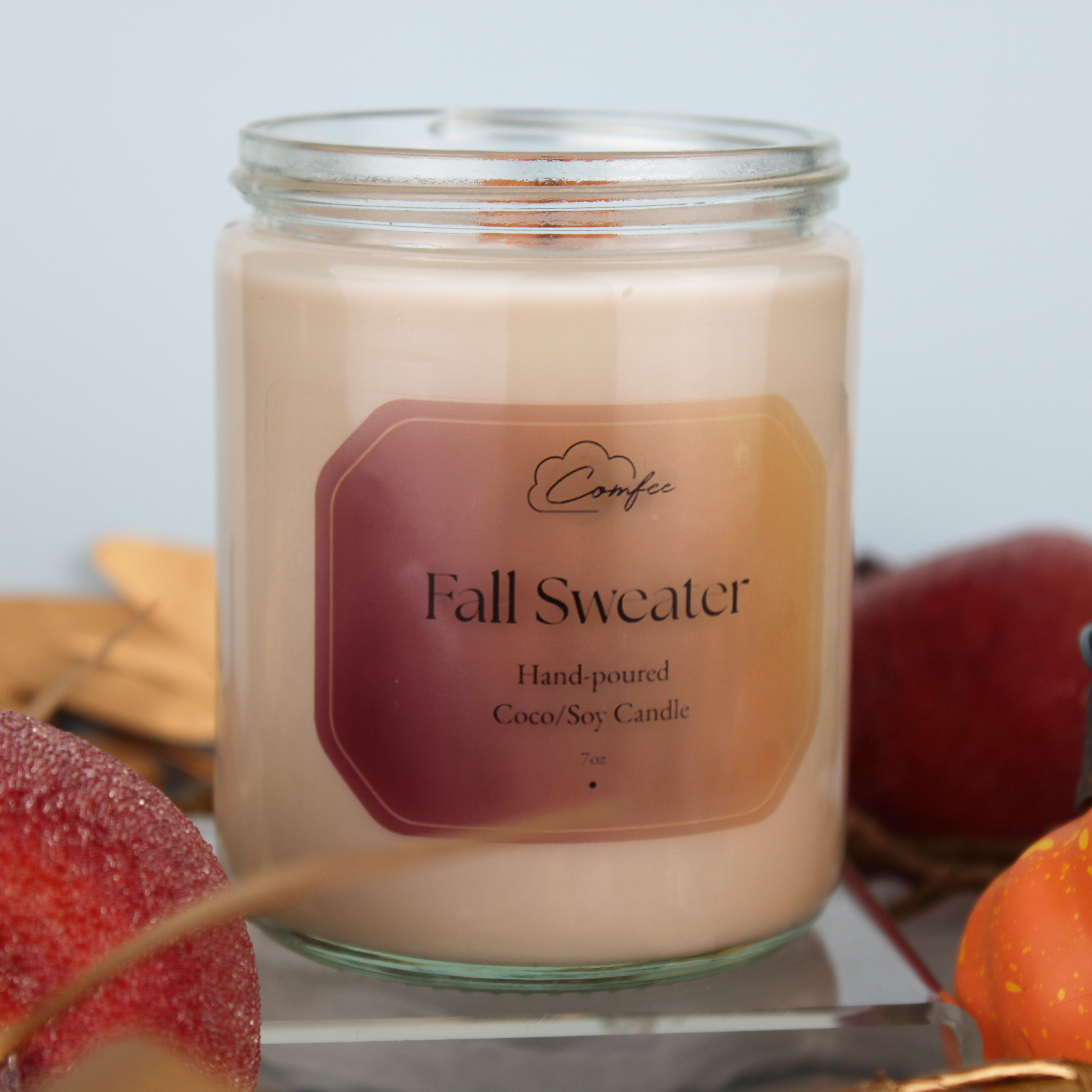 Fall Sweater - Wooden Wick Candle