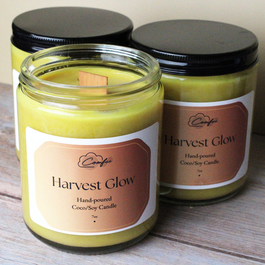 Harvest Glow - Wooden Wick Candle
