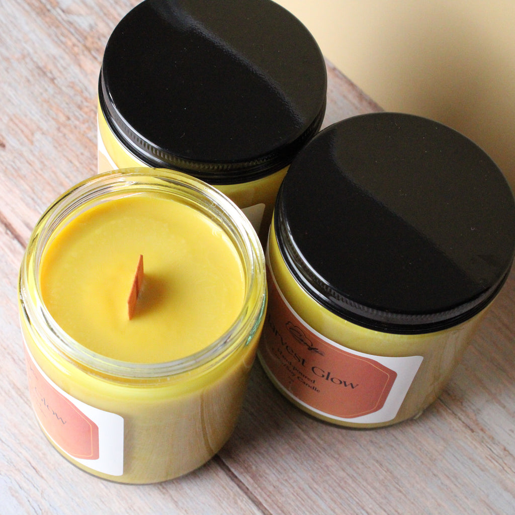 Harvest Glow - Wooden Wick Candle
