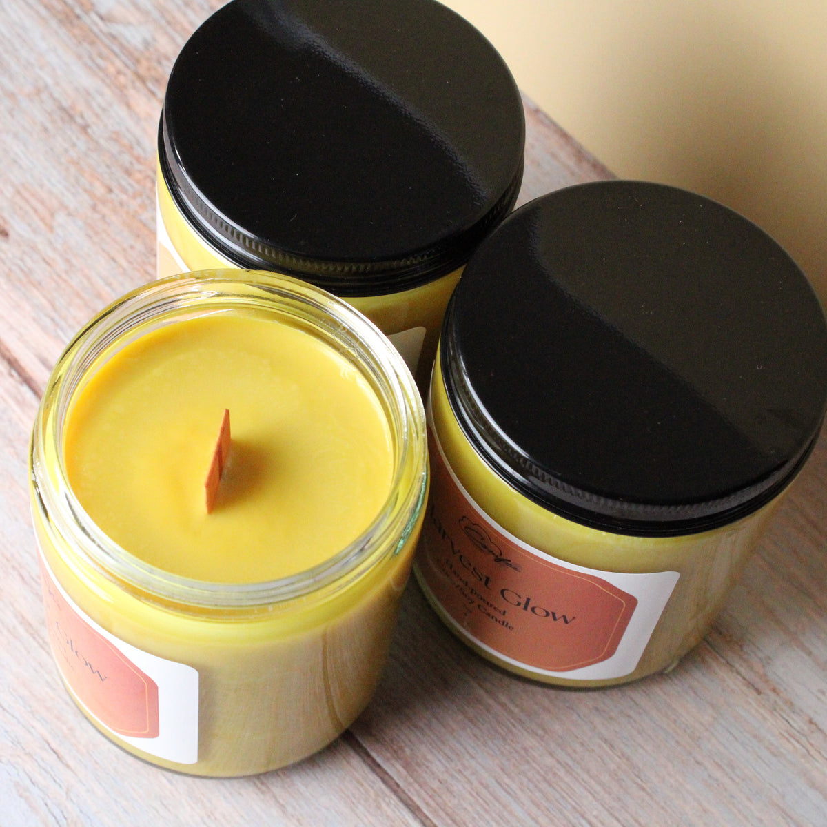 Harvest Glow - Wooden Wick Candle