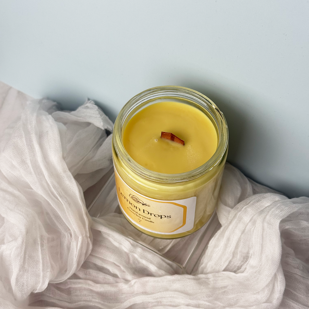 Lemon Drops - Wooden Wick Candle