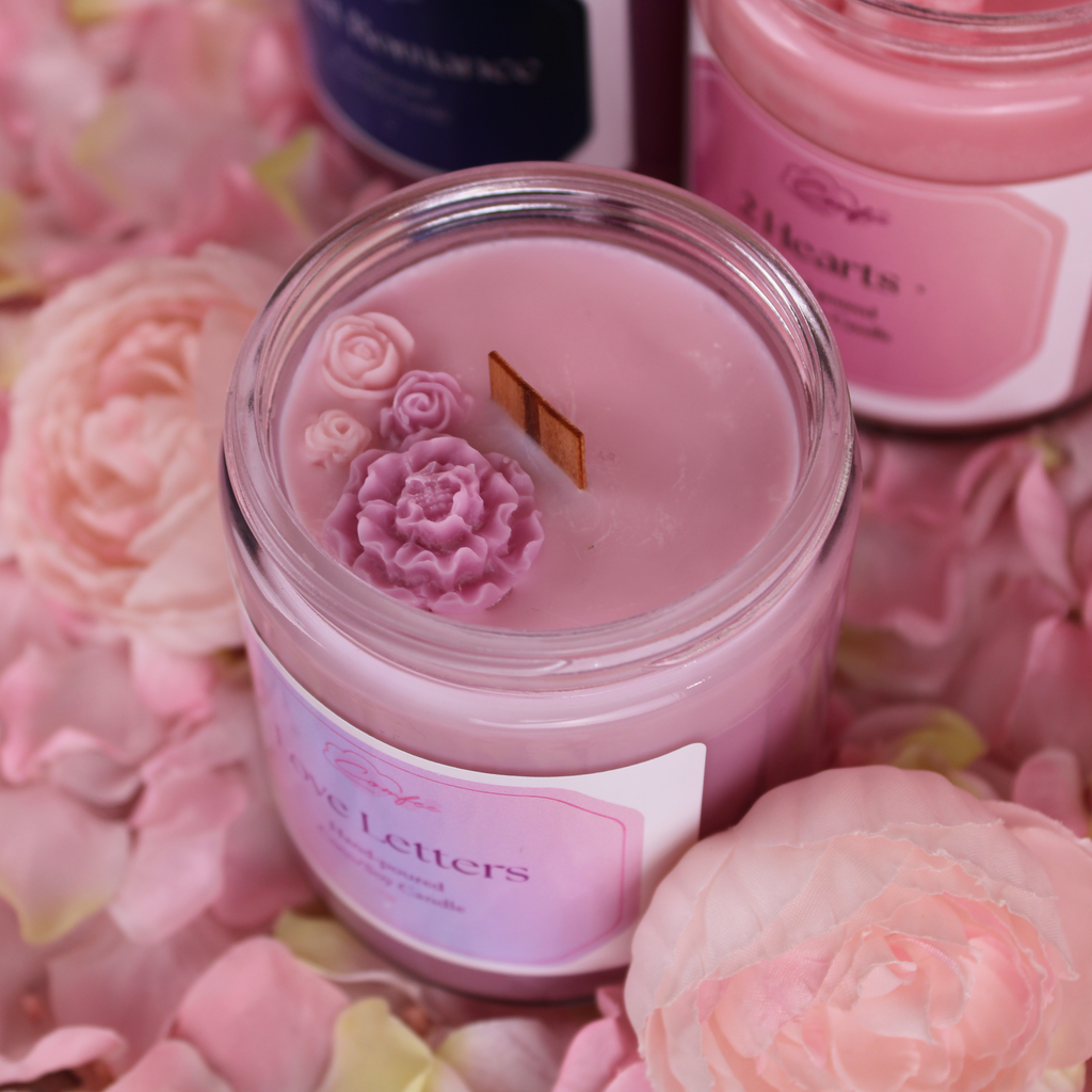 Love Letters - Wooden Wick Candle