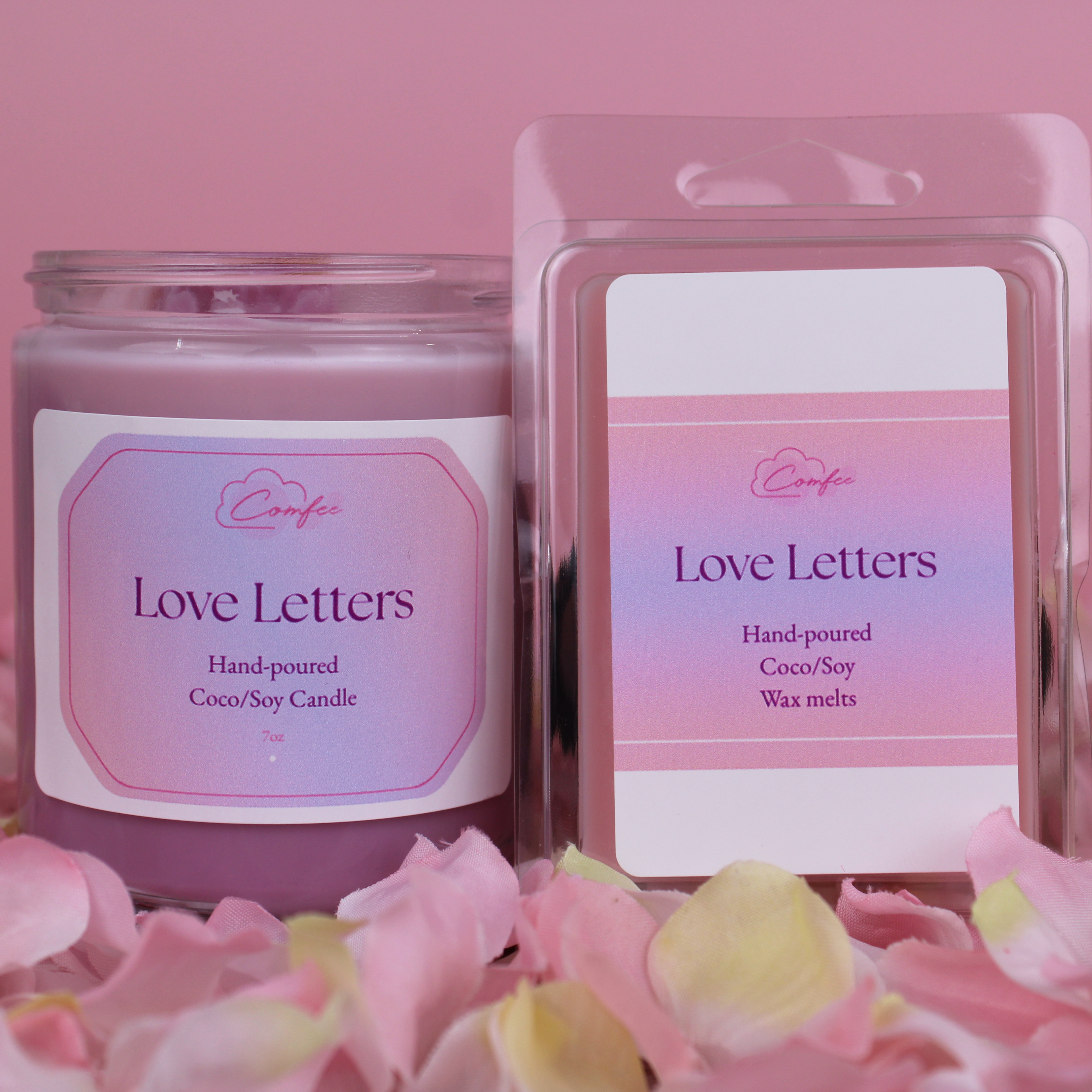 Love Letters - Wooden Wick Candle