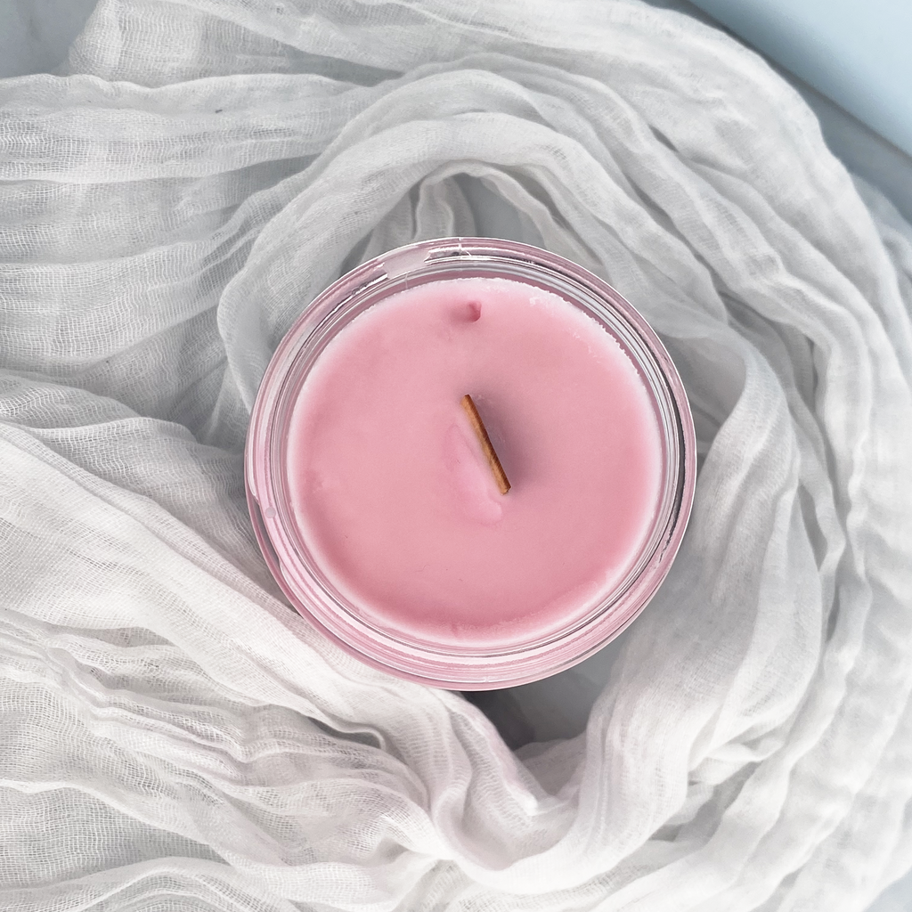 Pink Skies - Wooden Wick Candle