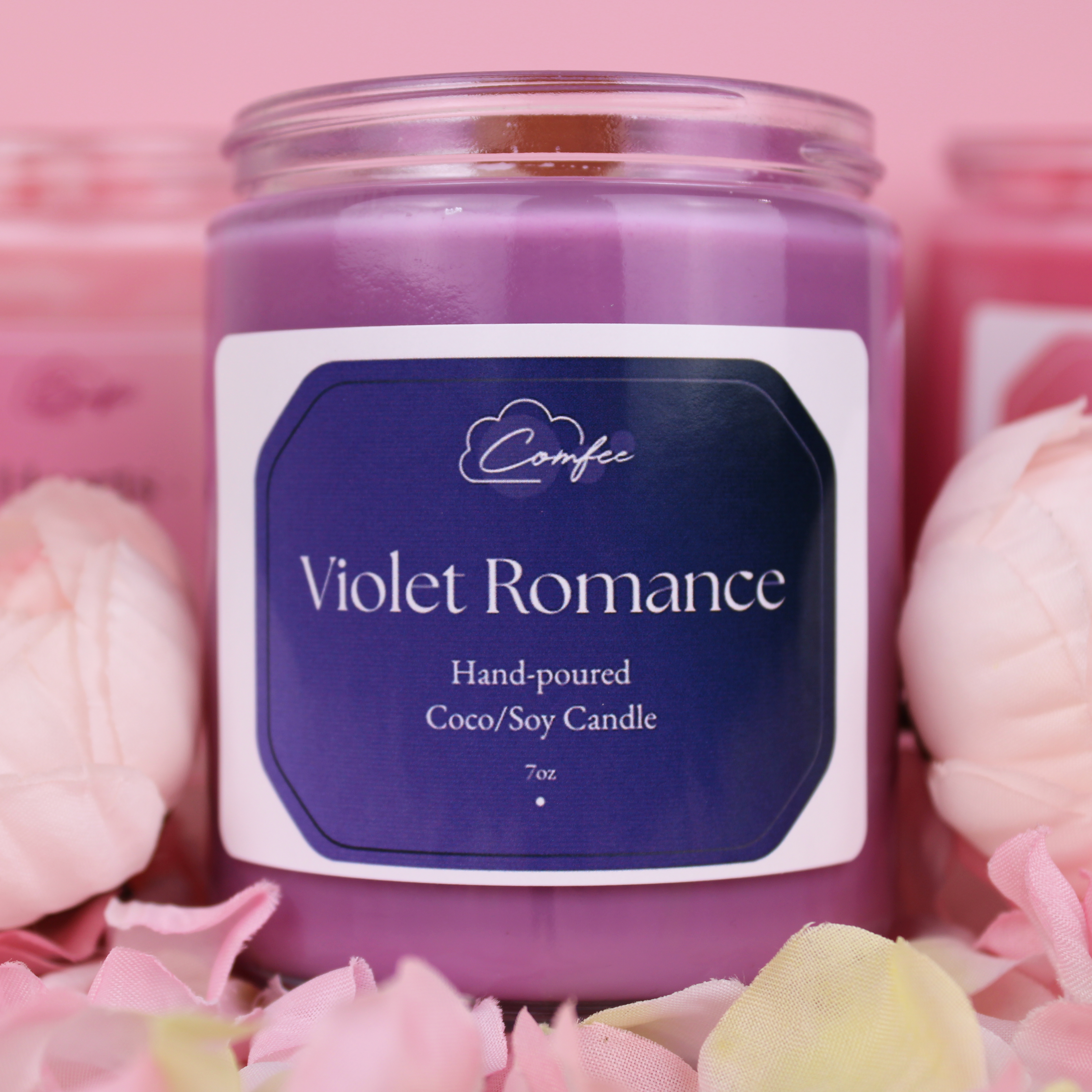 Violet Romance - Wooden Wick Candle